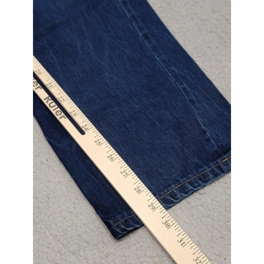 SPURR Jeans Mens 31 (Fits‎ 28x29) Blue Denim Straight Button Fly Selvedge USA